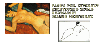 Escritoras rusas, Modigliani y Jeanne Hébuterne